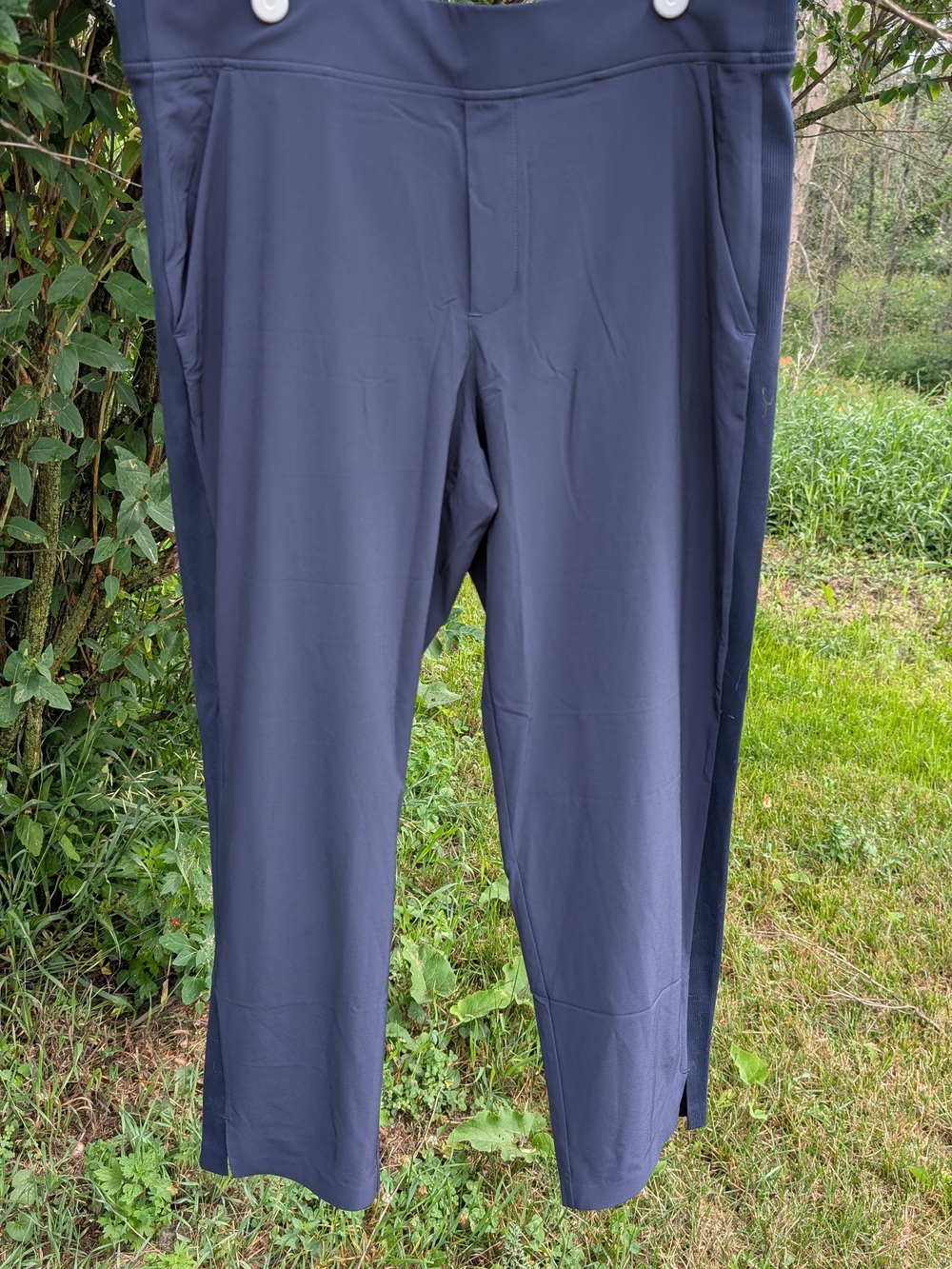 Athleta Brooklyn Straight-Leg Pants in Slate Blue